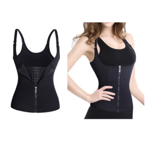 Corset With Zipper Shaper